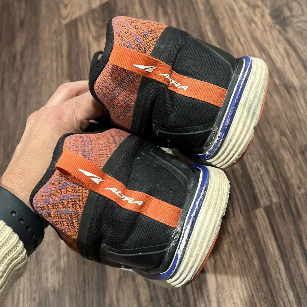 Altra Torin Road Running Shoes Mens Orange Black Sneakers Size 16
